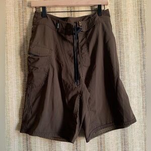 Reef Men’s Swim Trunks Shorts Brown 33” waist Summer Bottoms Vintage Board